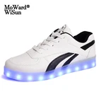 Обувь со светодиодной подсветкой для взрослых, светящиеся кроссовки с подсветкой, обувь с подсветкой, зарядка через USB, Размеры 35-44