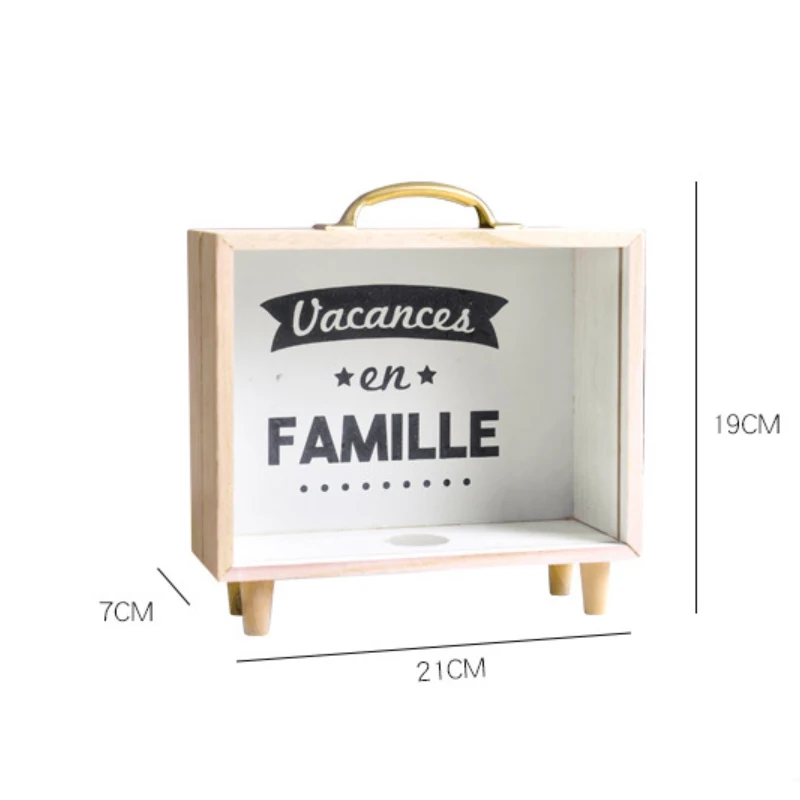 

Piggy Portable Counting Coin Money Saving Box Jar Coins Storage Box Creative Gift Box