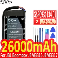 26000mah kikiss powerful battery gsp0931134 01 for jbl boombox jem3316jem3317jem3318