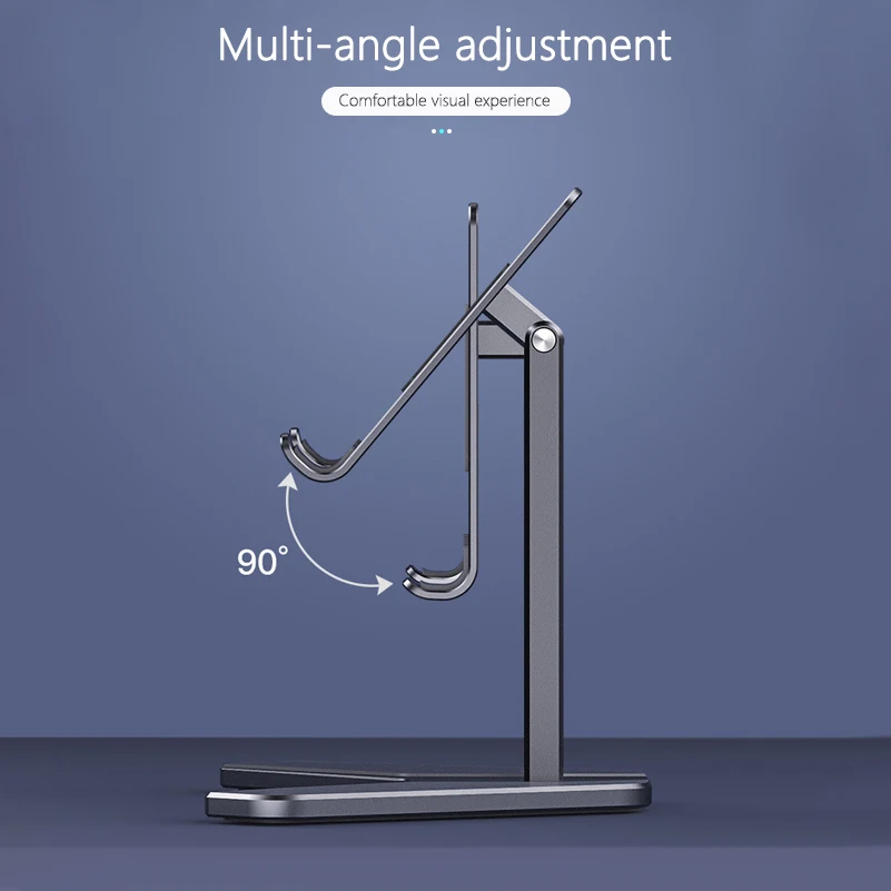 

Desk Mobile Phone Holder Universal Phone Tablet Adjustable Stand Aluminium Holder Desktop Stand For iPhone iPad Huawei Xiaomi LG