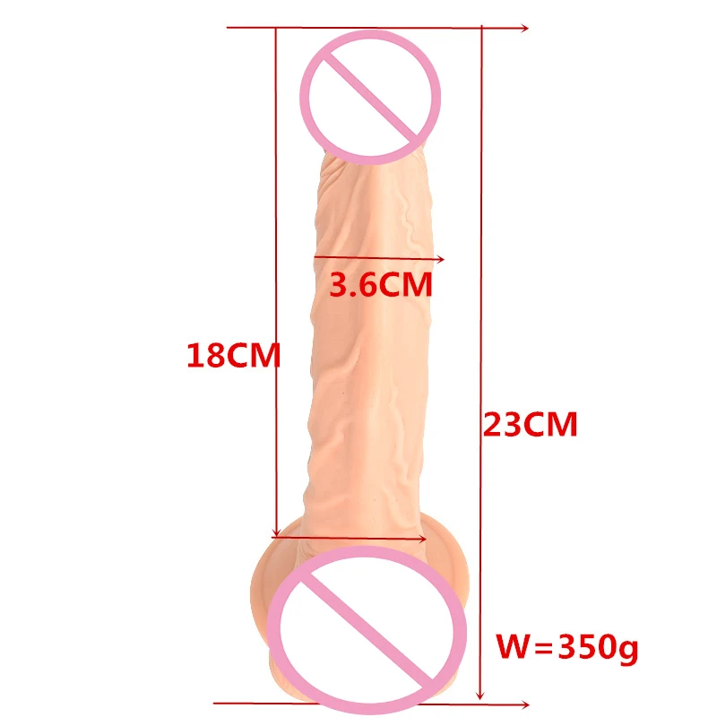 Реалистичный фаллоимитатор резиновый пенис Женский Искусственный гигантский