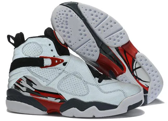 

2020 Boys Basketball Shoes Aqua Play Off Chrome Mens Sneakers Valentines Day South Beach 8 8s Reflective Bugs Bunny White
