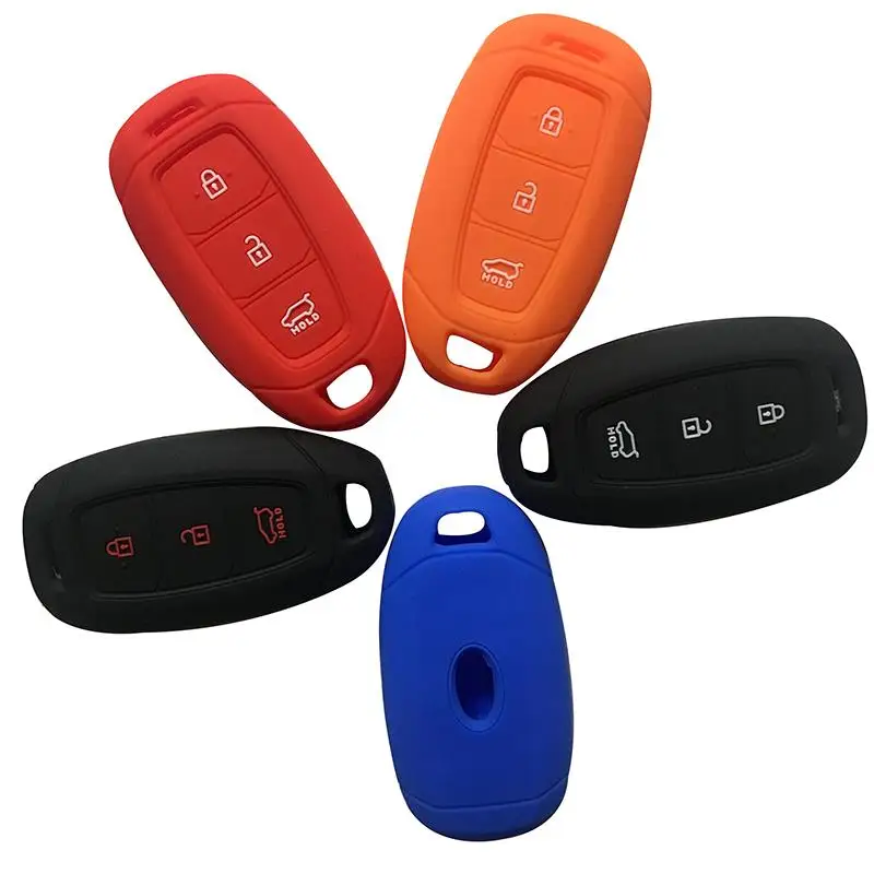 

Key Case for Hyundai Verna Encino Ix25 2020 Key Cover Silicone for Hyundai La Festa Encino Santa Fe Encino 2019 Key Cover