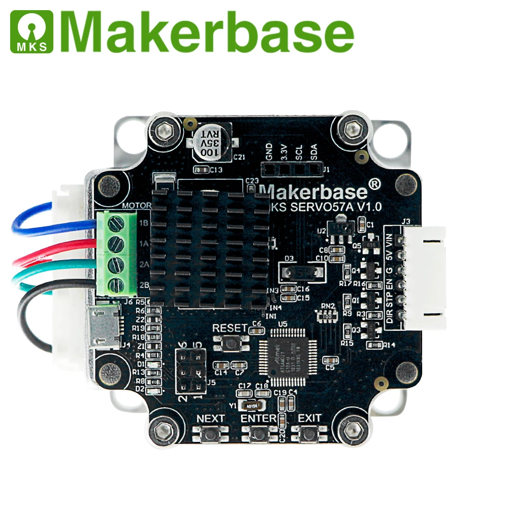 makerbase mks servo57a nema23 closed loop stepper motor driver cnc 3d printer parts prevents losing steps for gen_l sgen_l free global shipping
