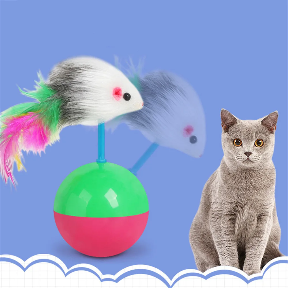 Новые прочные игрушки для кошек Mimi любимая меховая мышь тумблер котенок кошка