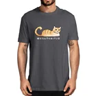 Хлопковая футболка унисекс с забавными кошками и цитатой о японском Коте, летняя мужская новинка, уличная одежда в стиле Харадзюку, женские мягкие топы, футболка