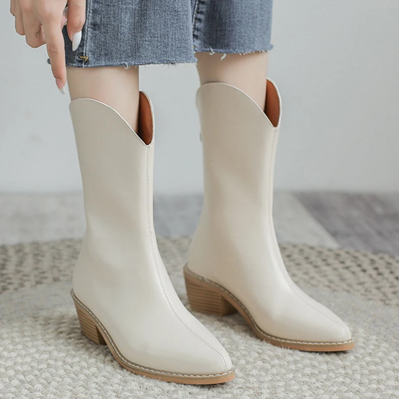 

Женские ботинки, Осенняя обувь, женские ботинки челси, обувь, мотоциклетные ботинки, Модная современная женская обувь на квадратном каблуке