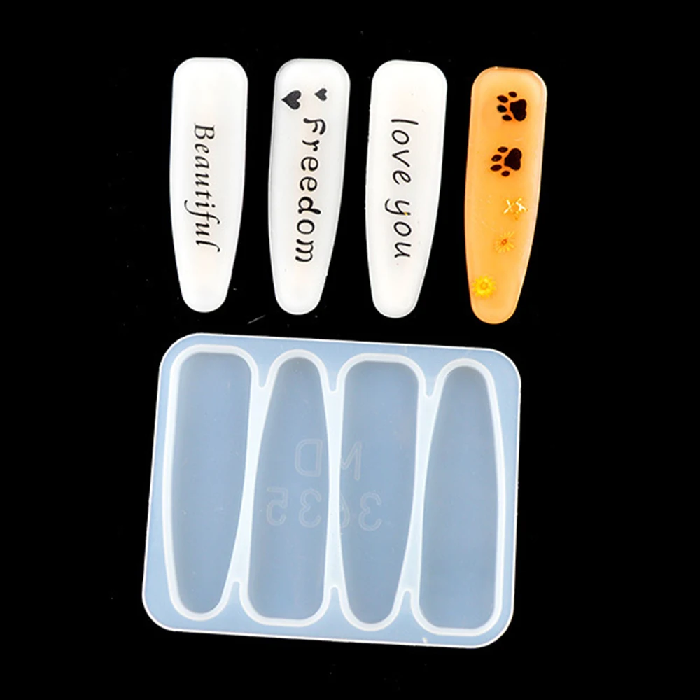 Силиконовая эпоксидная форма для рукоделия из смолы зажим волос заколки