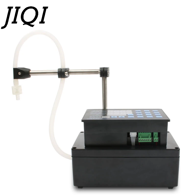 

JIQI Electrical Liquids Filling Machine MINI Bottled Water Filler Digital Pump For Perfume Drink Water Milk Olive Oil 110V 220V