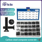 Набор винтов с потайной головкой, из углеродистой стали, M1.4M1.7M2M2.5M3, 720 шт.