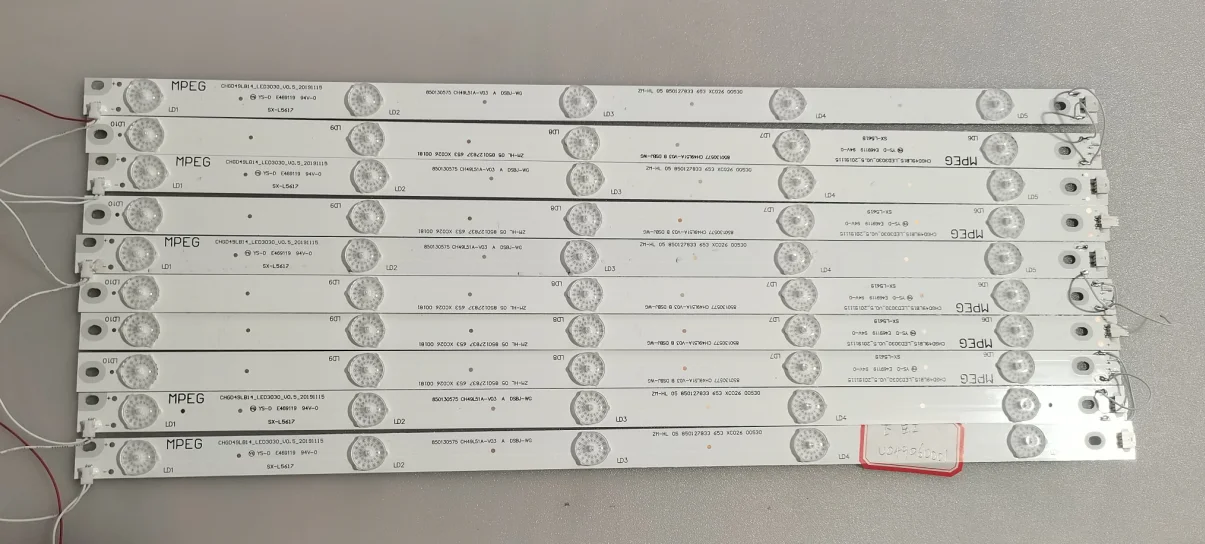 

10PCS LED Backlight Strip CH49L51A-V03 C490U15-E2 For 49D2000 UD49D6000I 49A1U 49U3C 49D2000 49D3700I UD49D6000I