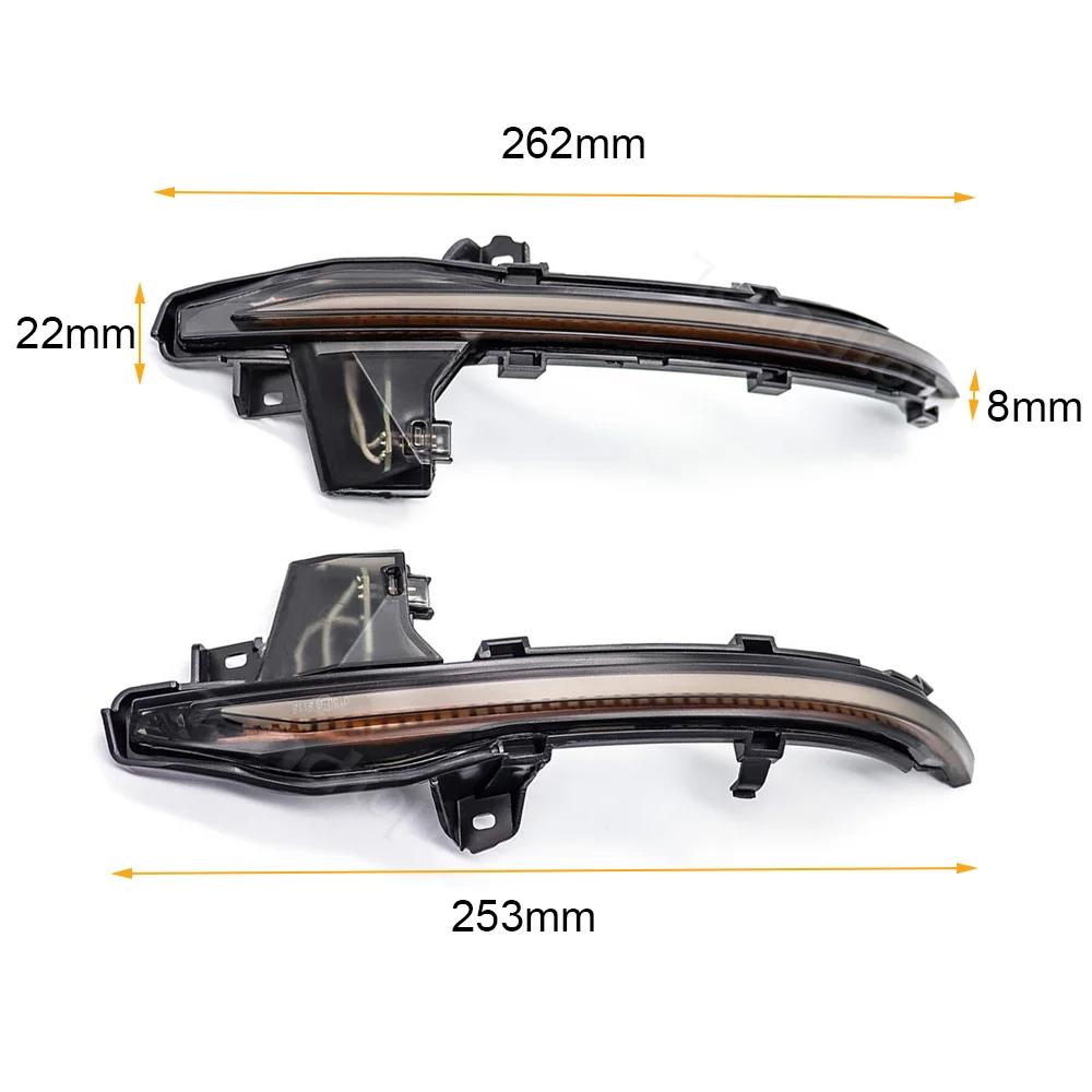 

Dynamic Turn Signal Light LED Side Wing Rearview Mirror Indicator Blinker Light For Audi A6 C8 4A A7 4K A8 D5 4N 2019 2020