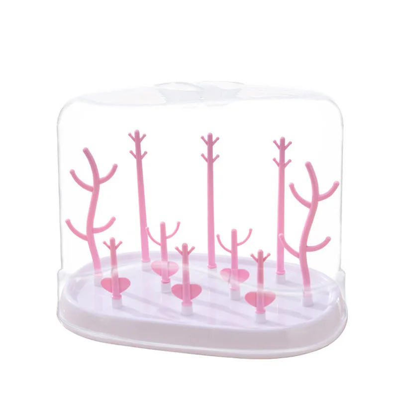 Защита от пыли стеллаж для просушки бутылки Младенца держатель детской