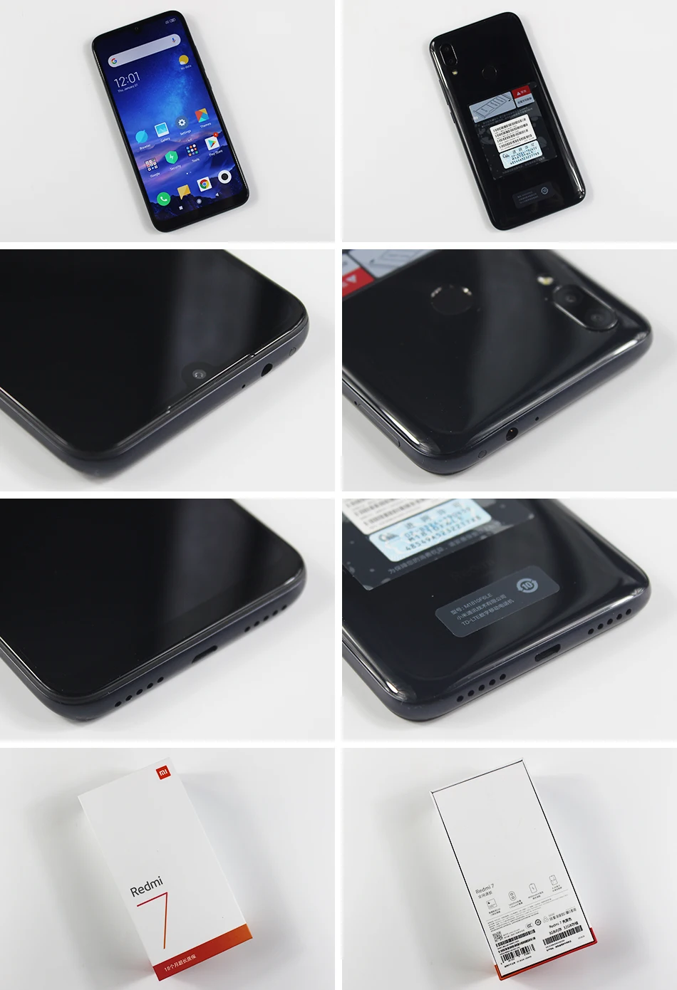 Глобальный Встроенная память Xiaomi Redmi 7, 3 Гб оперативной памяти, 32 Гб встроенной памяти, мобильный телефон Snapdragon 632 Octa Core 6,26 дюйма, разрешение Full Экран 12MP Камера 4000 мА/ч, Батарея