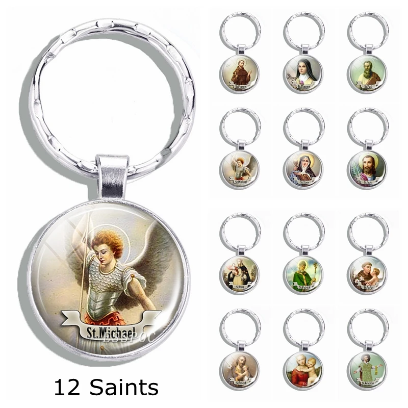 Церковный сувенир св. Майкл брелок St Anthony кулон St Joseph ювелирные изделия святое религиозное христианство католический подарок