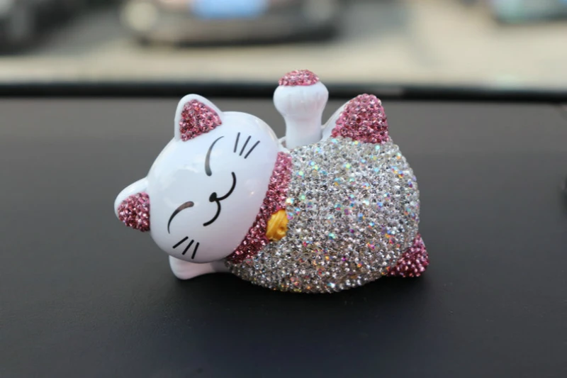 Автомобиль счастливый кот кукла качалка 4 шт. автомобильные аксессуары фэн шуй