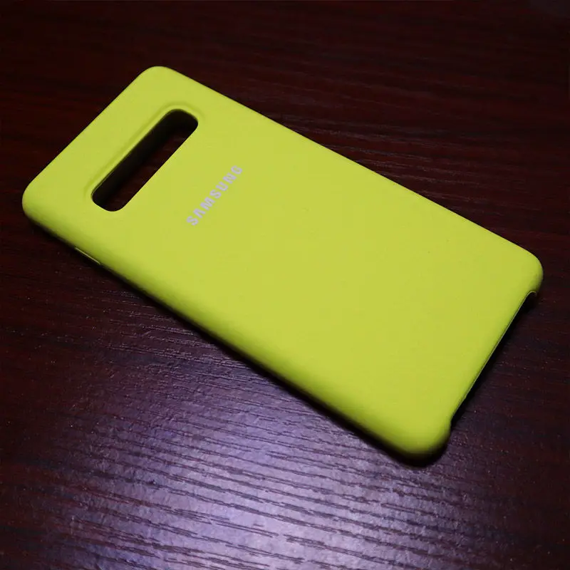 Чехол для Samsung S10 lite Оригинальный чехол из жидкого силикона шелковистый мягкий на