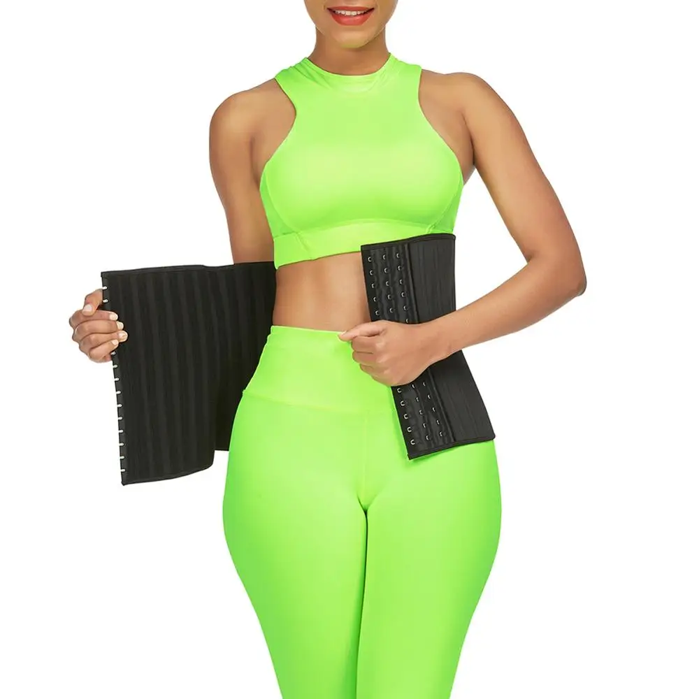 Пояс тренажер для талии из латекса HEXIN 29 стальных костей формирователь тела пояс