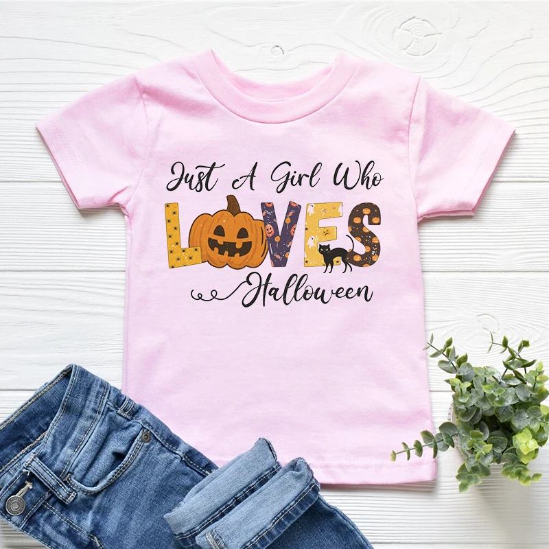 Camiseta de Halloween para ni&ntilde;o y ni&ntilde;a, camisa de manga corta con dise&ntilde;o de calabaza Vintage, divertida, de Trick Treat, 2022-1
