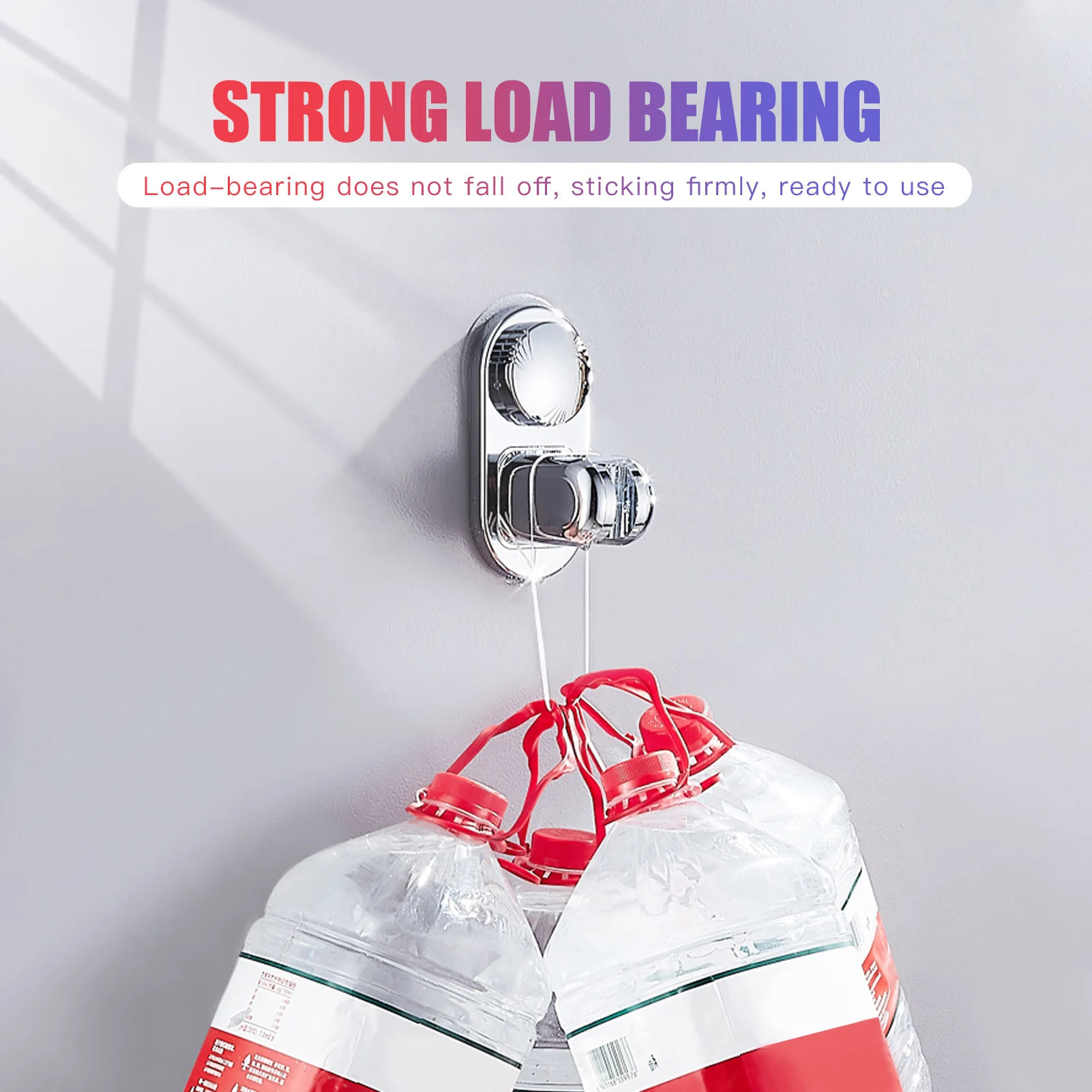 

New Shower Bracket Adjustable Shower Head Holder Detachable Wall Mount Bracket Rack with Vacuum Suction Cup Bathroom Supply
