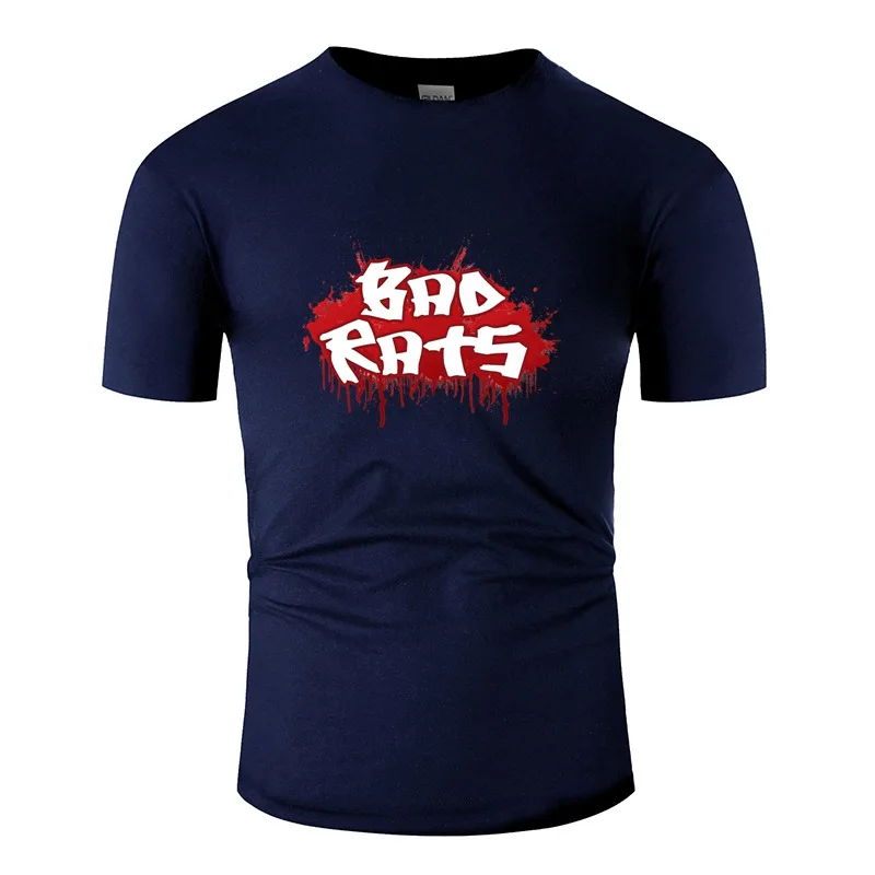 

Customized Bad Rats Game Men T-Shirt Crew Neck Men's Tee Shirt Homme 100% Cotton Pop Top Tee