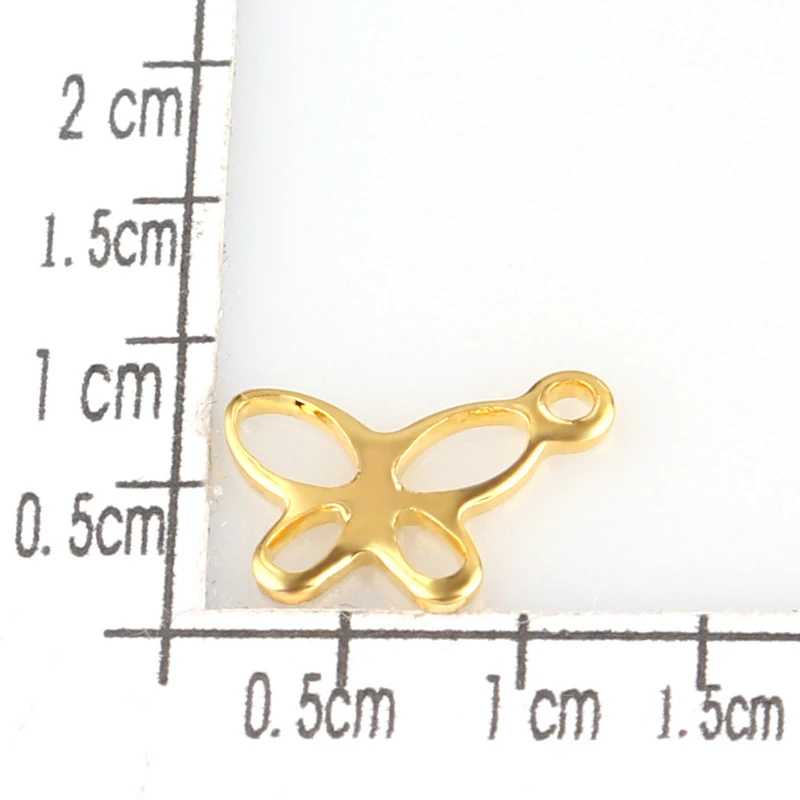 

20pcs Stainless Steel Accessories Butterfly Pendant For DIY Earrings Bracelets Necklaces DIY Handmade Jewelry Making Jewelry HXD