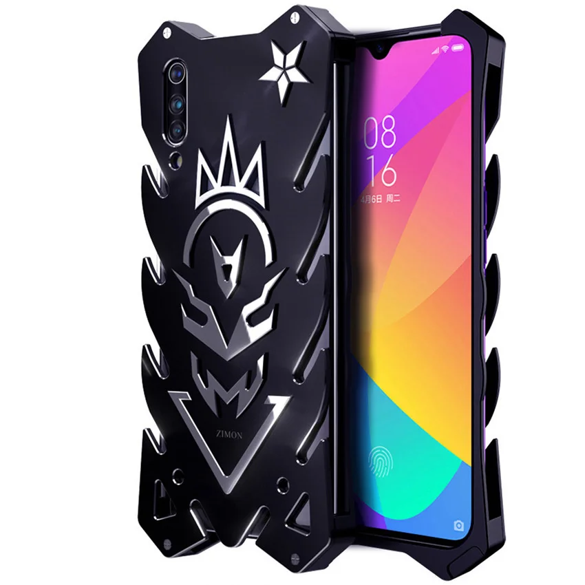 

For Xiaomi Mi 11 10 9 Se Zimon Luxury New Thor Heavy Duty Armor Metal Aluminum Phone Case For Xiaomi Mi 10x Cc9 Cc9e Pro Case