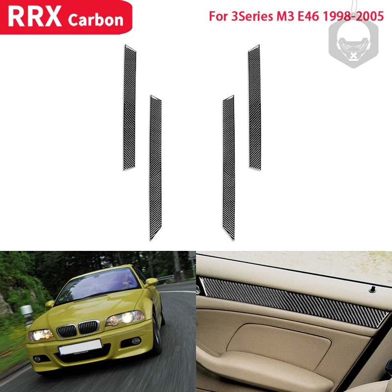

Интерьерная панель RRX для внутренней панели динамика, декоративная крышка, отделочные полосы для BMW 3 серии M3 E46 1998-2005, автомобильные аксессуа...