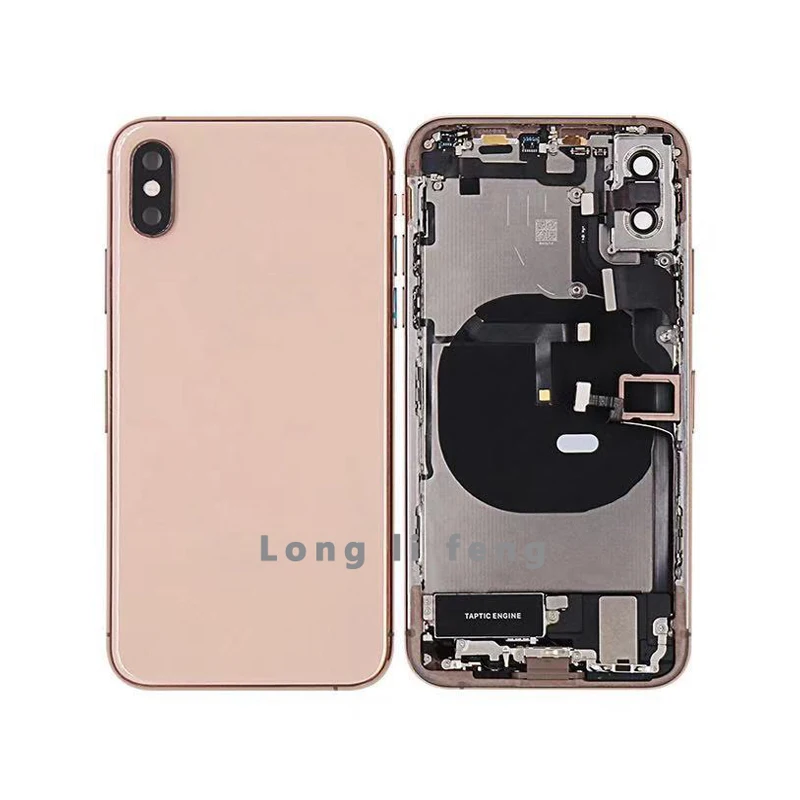 Iphone 7G 7Plus 8G 8Plus X полный корпус, задняя средняя рамка Корпус Полный Корпус в сборе, крышка батареи, с flexibl