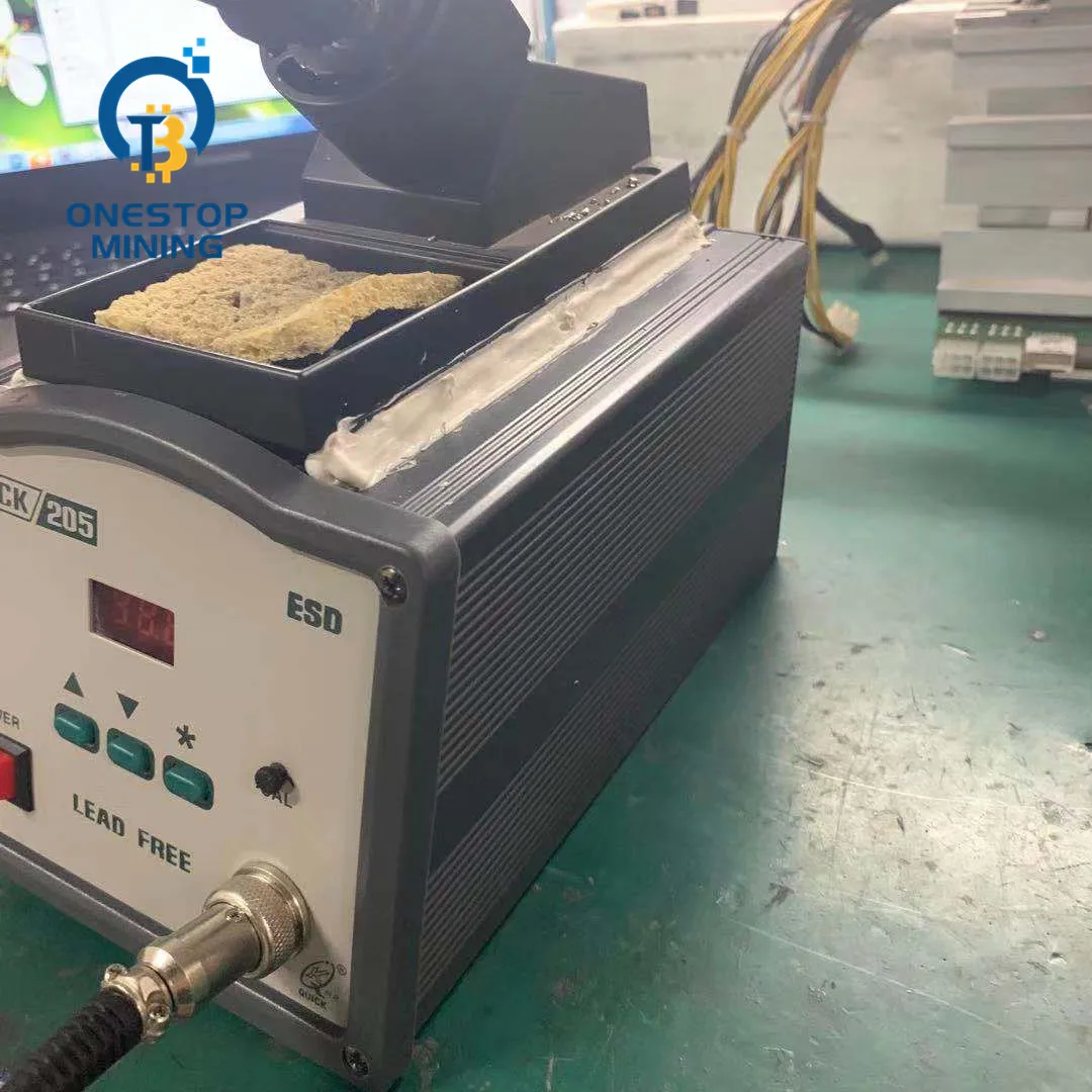 

Hot! Dedicated desktop electric iron for Bitcoin miner maintenance Desktop electric soldering iron