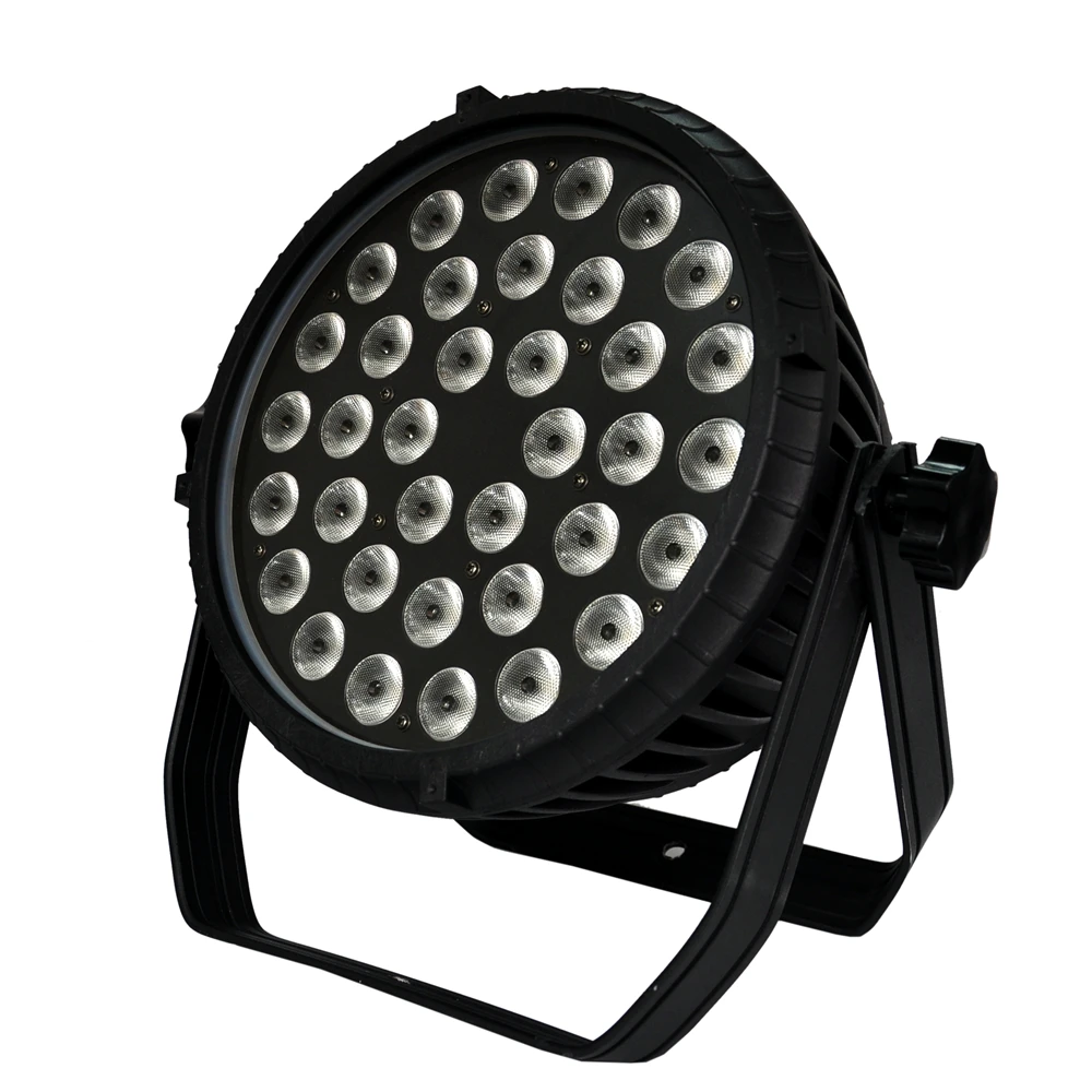 Хорошее качество 36x8 Вт бесшумный плоский светодиодный светильник RGBW цветная