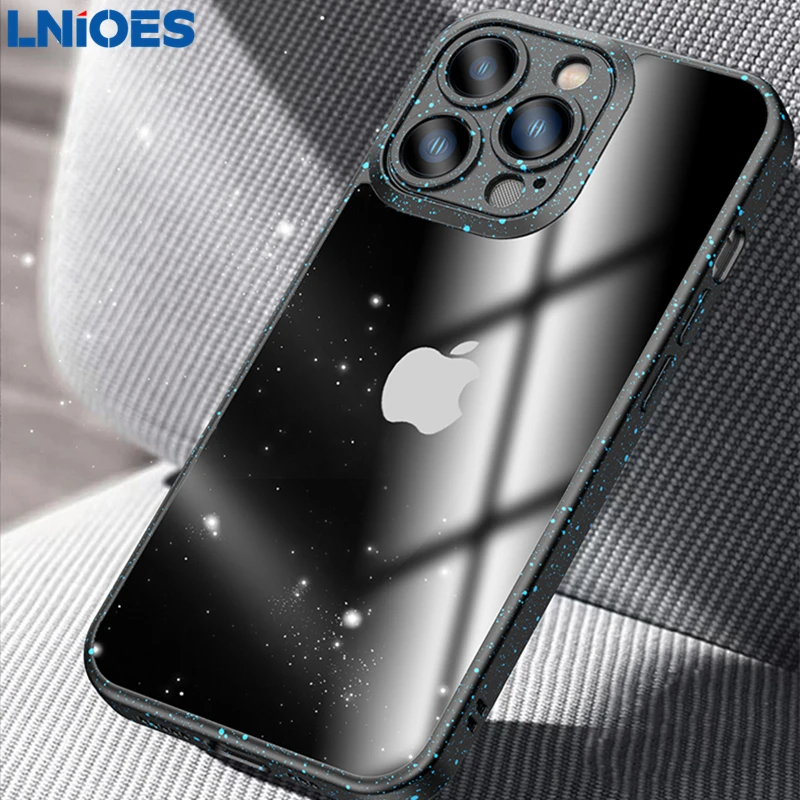 

Чехол LNIOES для iPhone 13, чехол 13 Pro, силиконовый акриловый Гибридный Прозрачный ударопрочный чехол для iPhone 13 Pro Max