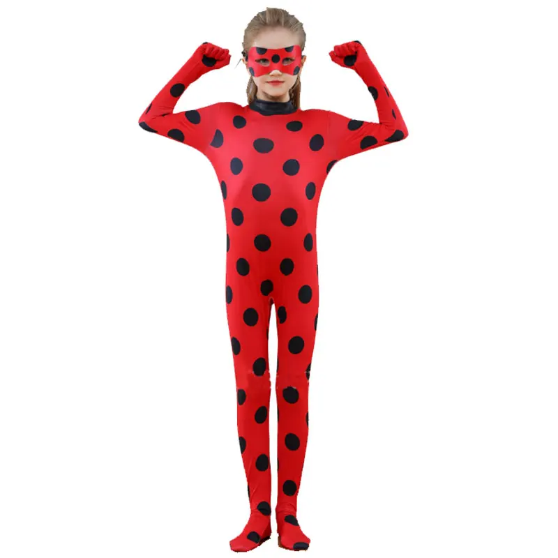 Детский костюм для девочек красное платье комбинезон вечевечерние жука косплея |