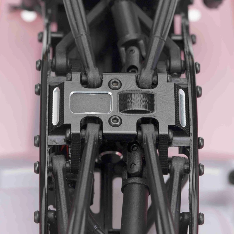 

1 Set Metal Middle Gearbox Skid Plate Transmission Mount Holder & 1 Set Metal Transmission Case Center Gearbox