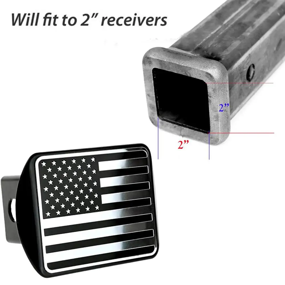 Универсальный автомобильный буксировочный крючок с американским флагом 3D |