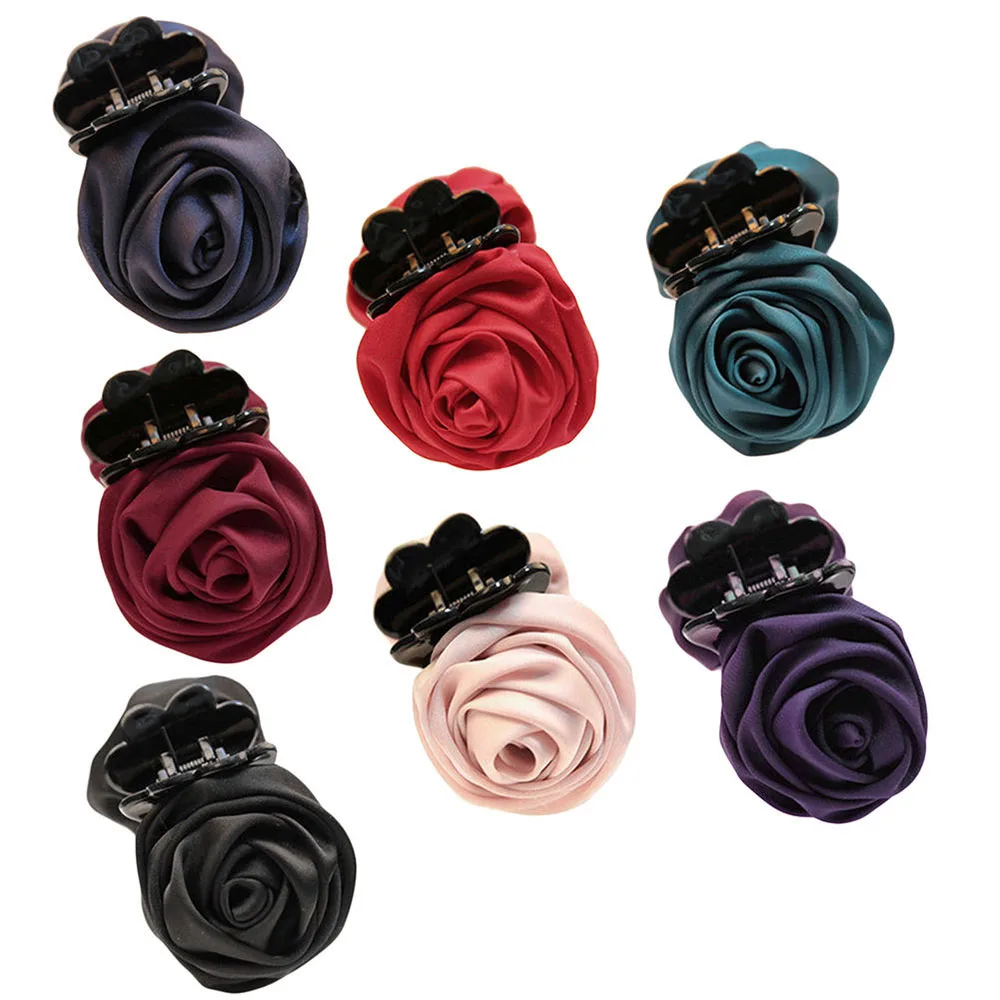 2019 Новая мода корейский бренд зажим для волос розы заколки крабы аксессуары