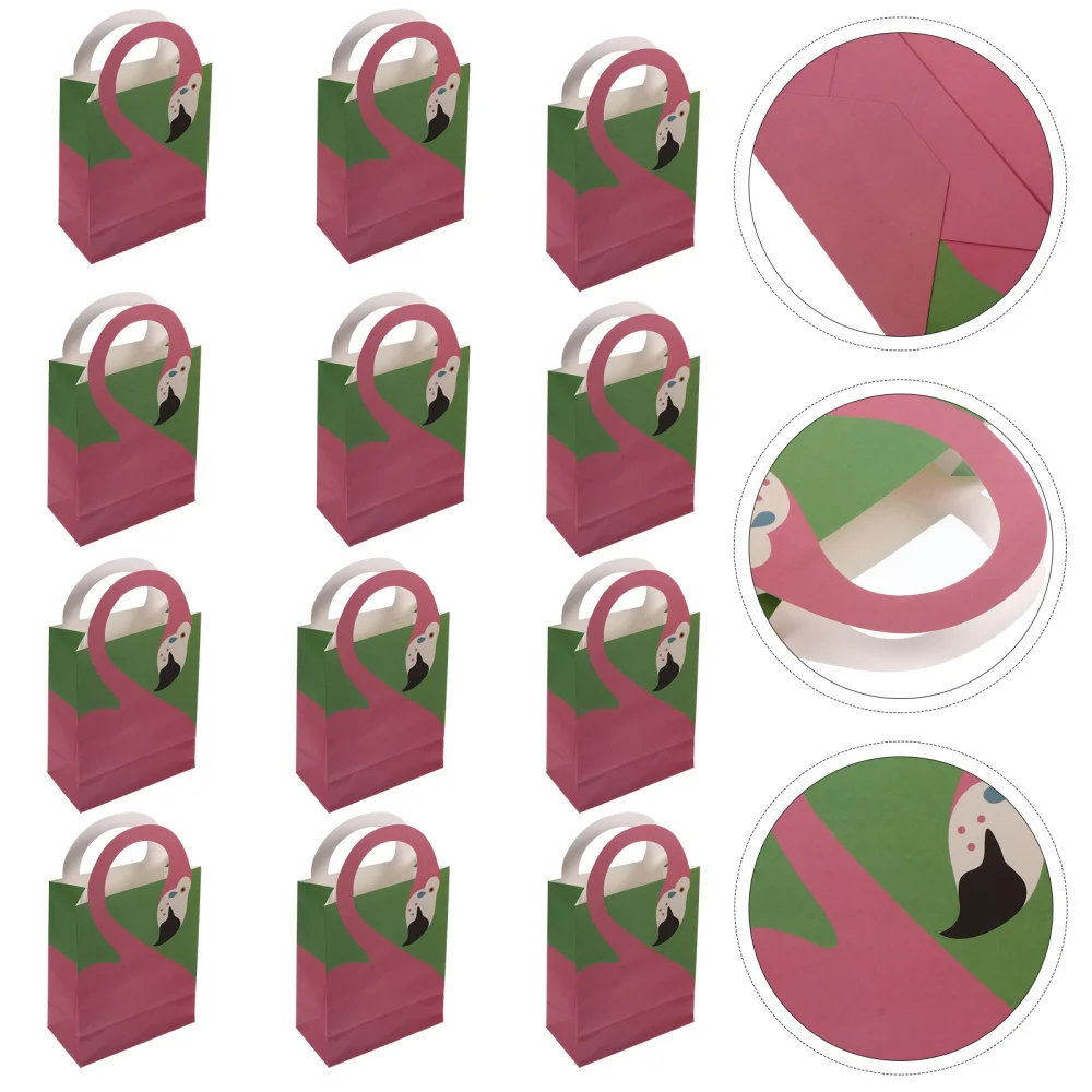 12 шт. Изысканная сумка с ручками прочная Гавайская вечерние няя стильные