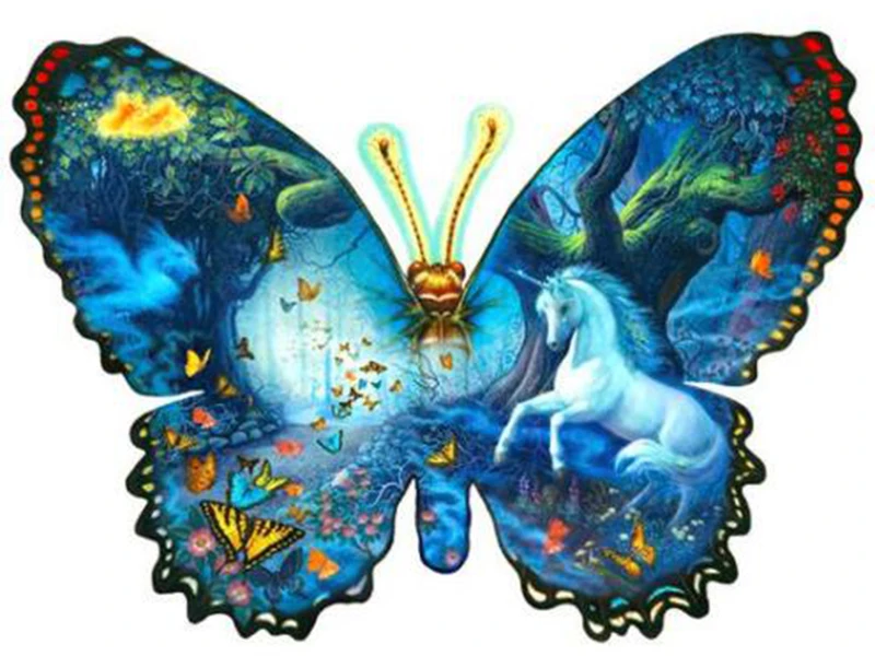 Полноразмерная 5D картина из страз сделай сам вышивка крестиком единорог и