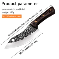 forged boning knife slaughter knife butcher knives high carbon steel fillet knife vegetable chef knives for kitchen
