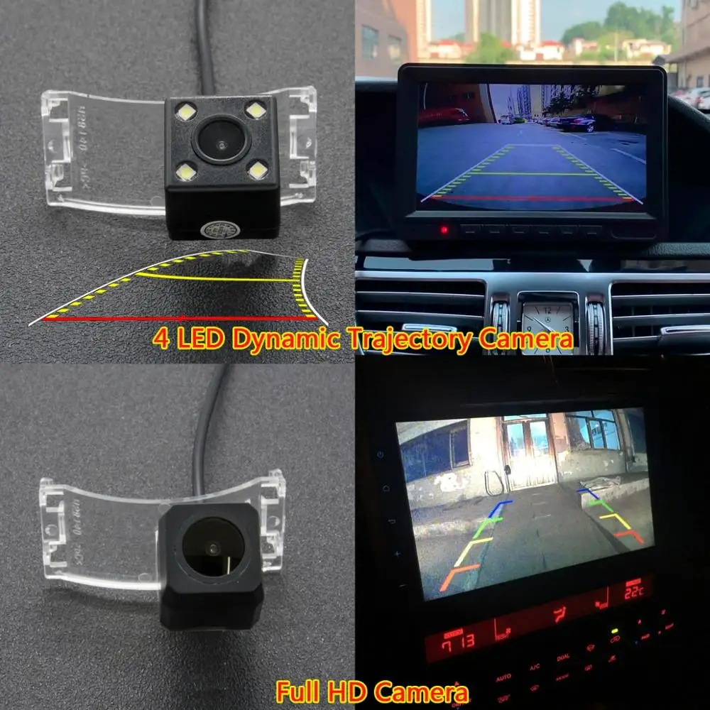 HD динамическая траектория камера заднего вида для Mazda CX-9 CX9 2007 2008 2009 2010 2011 2012 2013