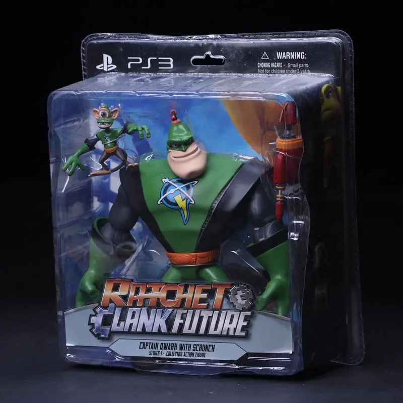

[Funny] Ratchet And Clank For Box PlayStationCG Anime Action Figures Joints Can Active Future Zoni Captain Qwark Mr.zurkon model