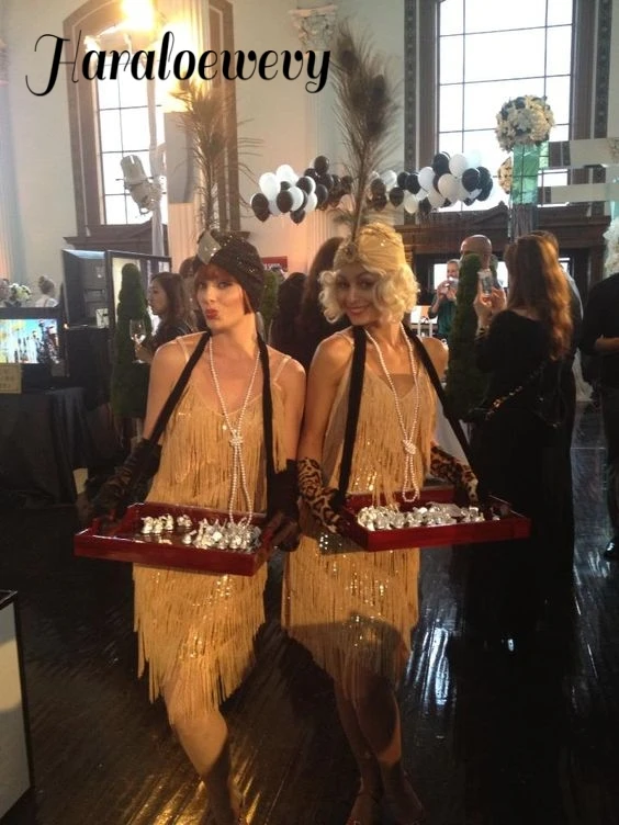 Женские 1920s Винтаж Великий Гэтсби платье с блестками для вечеринки сексуальная