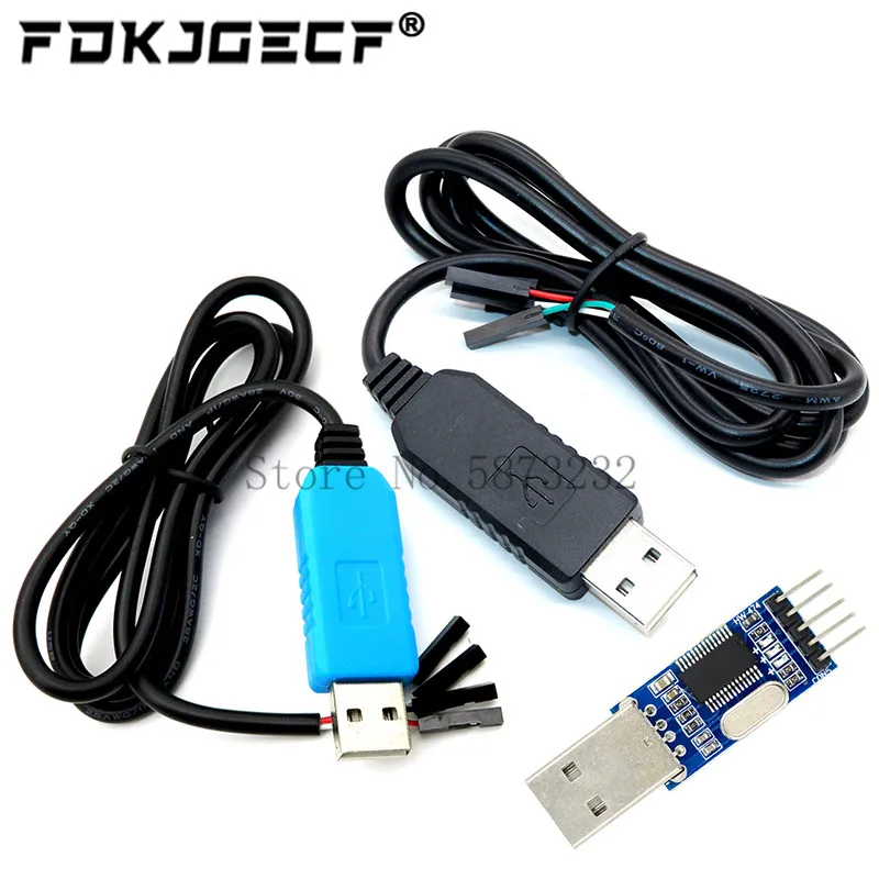 Модуль адаптера PL2303 PL2303HX/PL2303TA USB в RS232 TTL преобразователь с пылезащитной крышкой PL2303HX для загрузки кабеля arduino