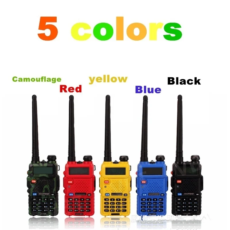 BaoFeng UV 5R Plus двухстороннее радио Walkie Talkie 5 Вт 128CH VHF UHF двухдиапазонный (Бесплатные