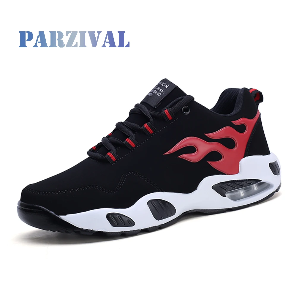 

PARZIVAL Fashion Men Casual Shoes 2020 Brand Sneakers Men Lightweight Lace-up Walking Sneakers Basketball Trainer Male Footwear