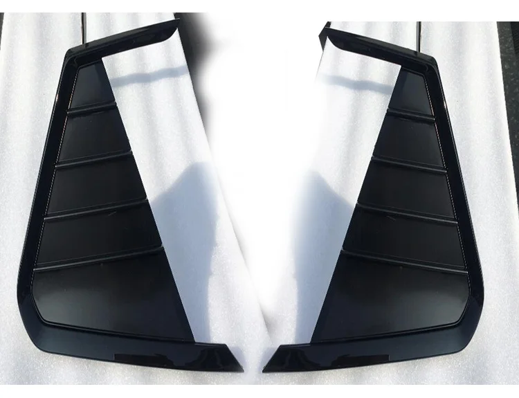 Стайлинг автомобиля ABS черный хромированный передний противотуманный