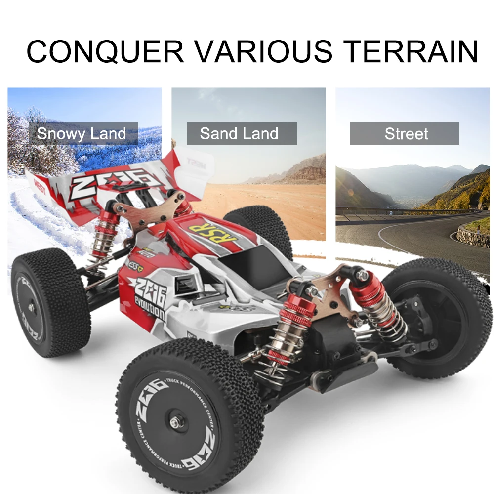 Wltoys XKS 144001 1/14 RC автомобиль 60 км/ч высокая скорость RC гоночный автомобиль 2,4 ГГц RC багги 4WD 550 мотор RC внедорожный Дрифт автомобиль RTR