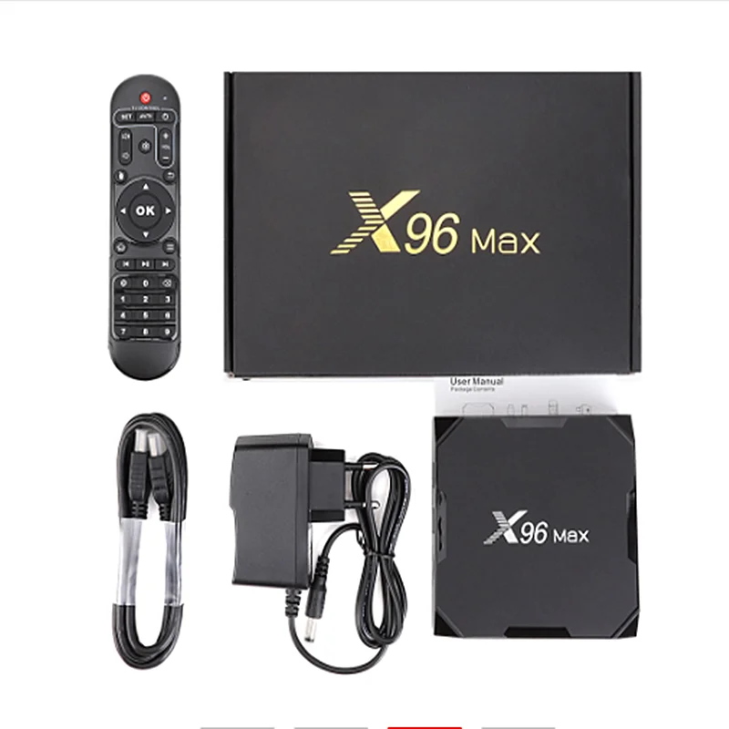 X96Max Смарт ТВ коробка Android 8 1 BOX Amlogic S905X2 4 ядра 4GB32GB Гб 64 2 г & Wi Fi 5 ГГц BT 1000M 4K
