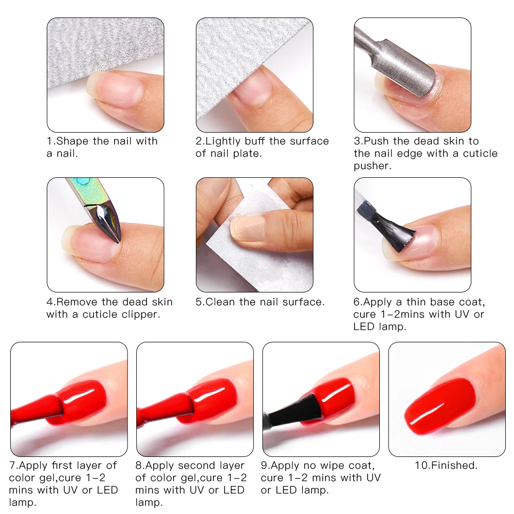 

Four Lily Glitter Nail Gel Set Polish For Manicure Nails Art Soak Off Semi Permanent UV LED Gel Hybrid Varnish Lacquer Gel Nail