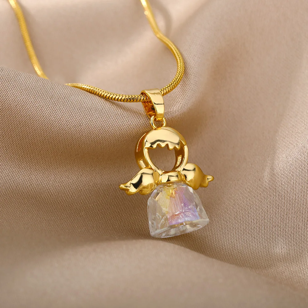 Цепочка с подвеской в виде цветка розы для женщин готическое ожерелье из